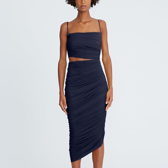 Halston Averie Jersey Cocktail Dress - Picture 1 of 2